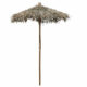 Udlejning / leje af bambus parasol. Autentisk parasol i bambus med tag i tørret græs udlejes. Lejepris pr. dag kr. 600,-