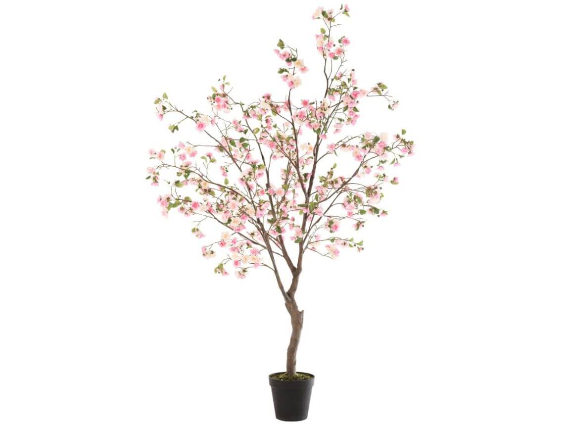 Udlejning / leje af kunstigt kirsebærtræ. Stort og smukt blomstrende kirsebærtræ til dekoration. Lejepris kr. 995,- pr. dag.